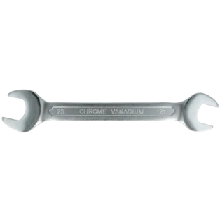 Double open-ended spanner 21 x 23 mm