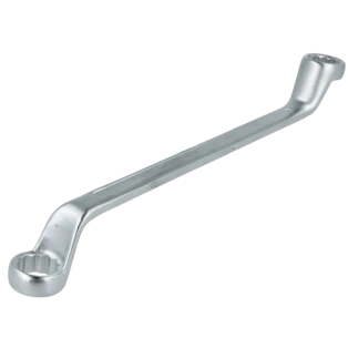 Cl&eacute; mixte double coud&eacute;e 18 x 19 mm