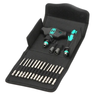 Quergriff-Ratschenhandhalter-Set f&uuml;r 1/4" Bits 