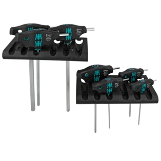 T-greep schroevendraaierset 7-delig met vasthoudfunctie voor inwendige zeskant schroeven