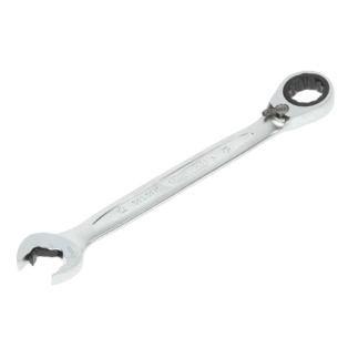 Chiave combinata a cricchetto commutabil con funzione a cricchetto 15 mm