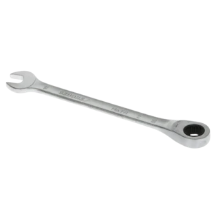 Open-end spanner with ring ratchet 10 mm