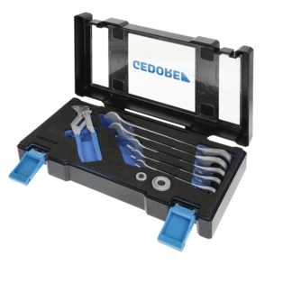 Ratelsleutelset met sleuteltang 8 - 19 mm 