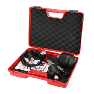 Afsluitset voor afvalwaterleidingen in koffer