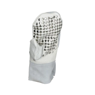 F&uuml;hrungshandschuh links mit Metallnieten schwere Ausf&uuml;hrung