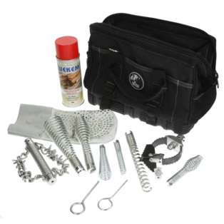 Borsa di servizio pulizia tubi kit spirale e attrezzi 16/22 mm
