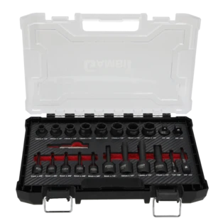 Combi-draaiset "Twist-In" en "Twist-Off" 22-delig