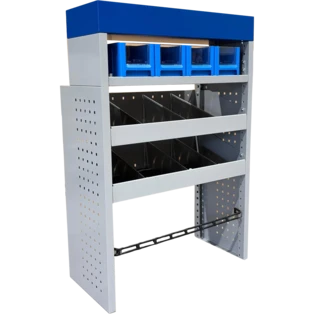 Module d'am&eacute;nagement de v&eacute;hicule court avec bacs de stockage 
