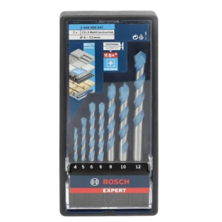 Multi-purpose drill bit set 7 pcs. Multi Construction