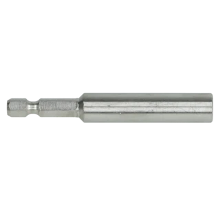 Universal bit holder 1/4" x 75 mm with permanent magnet and circlip