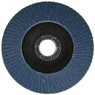 Zirkon F&auml;cherschleifscheibe &Oslash; 125 mm K&ouml;rnung 80