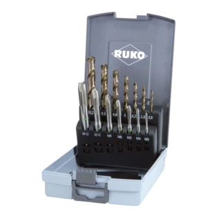 HSS-Co 5 schroefdraad-tapset M3 - M12