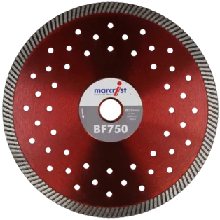 Diamond precision cutting blade for building materials