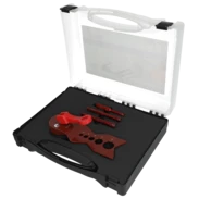 Precision diamond tile drill set with drill template