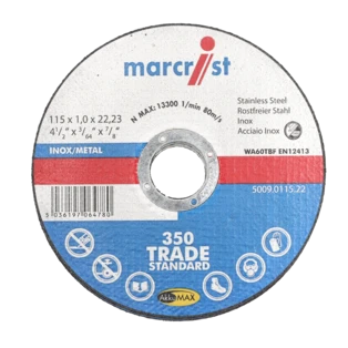 Trennscheibe 350 ultrad&uuml;nn f&uuml;r Metall und Inox  &Oslash;115 x 1,0 mm