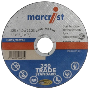 Cutting blade 350 ultra-thin for metal and inox &Oslash; 125 x 1,0 mm