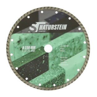 Universal diamond cutting blade for natural stone