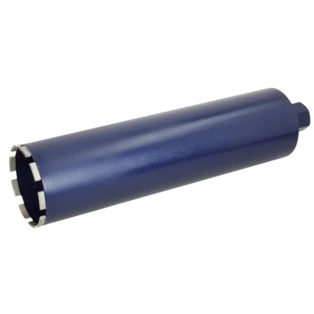 Couronne diamant&eacute;e haut rendement 1 1/4''pour forages &agrave; eau &Oslash; 112 x 450 mm