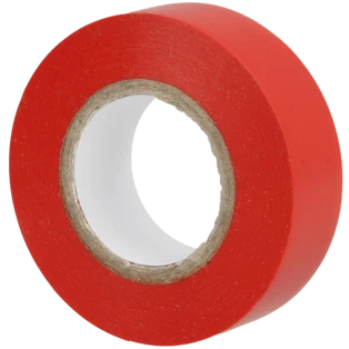 PVC insulation tape red 0.15 x 15 mm 10 m roll
