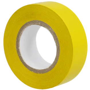 PVC insulation tape yellow 0.15 x 15 mm 10 m roll