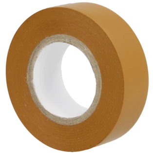 PVC-isolatietape bruin 0,15 x 15 mm op een rol van 10 m