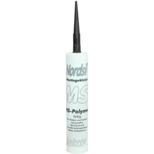 Montagelijm op basis van MS-polymeer zwart 290 ml