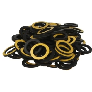 Gummi-Dichtung f&uuml;r Schlauchverschraubung selbstklebend &frac34;" =21 x 30 x 3 mm