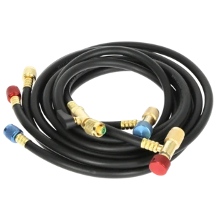 F&uuml;llschlauch-Set f&uuml;r K&auml;ltemittel R32 mit 3 Schl&auml;uchen