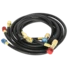 JAVAC Kit de tuyaux de remplissage R32 pour réfrigérant avec 3 tuyaux