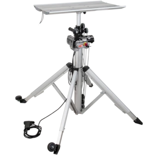 Portable lifter for mountings up to a height of 3.70 m