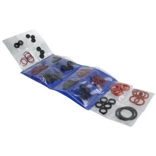 Assortiment de joints pour robinetteries sanitaires, 75 pi&egrave;ces