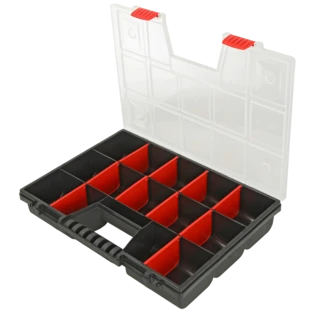 Box d'assortimento 12 compartimenti con 72 x 84 mm
