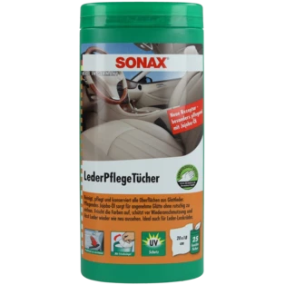 Bo&icirc;te de lingettes d'entretien pour le cuir