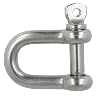 Stainless steel shackle straight with eye bolt M10