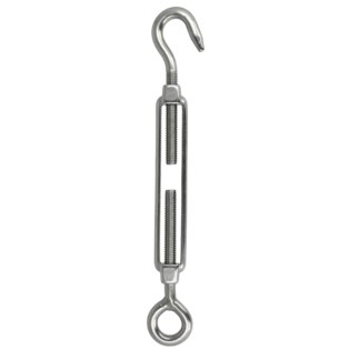 Spanschroef met haak en oog M12