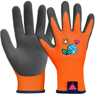Garden gloves for children orange
