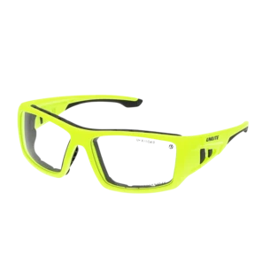 Sicherheitsbrille mit Klarglas und Schaumstoffdichtung