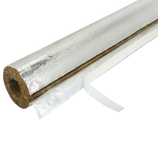 Mineral fibre tube 76 x 40 mm EnEV 50%
