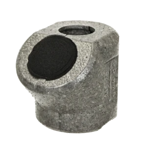 Insulation box for female-threaded angle seat valves in DN15