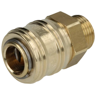 Quick-release coupling 3/8" ET for compressed-air applications