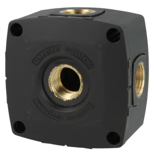 Rohrleitungsdose mit 6 x Lufteingang bzw. Ausgang 1/2"