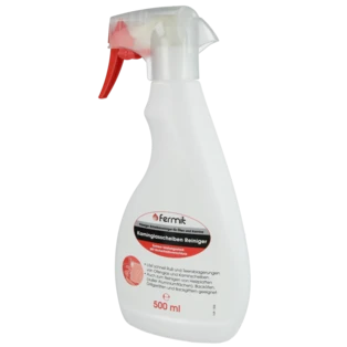 Fireplace glass cleaner