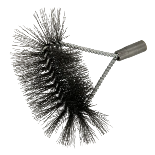 Spazzola parete posteriore filo acciaio 80 x 150 mm