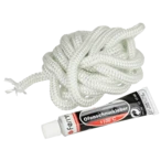 Glass fibre round cord Ø 6 mm in kit with sealing cord adhesive