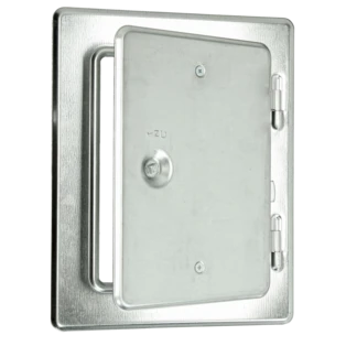 Chimney door galvanised with square lock 140 x 200 mm