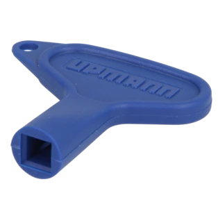 Cl&eacute; plastique pour portes de chemin&eacute;es avec carr&eacute;e 7 mm