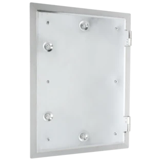 Chimney door galvanised with square locks 300 x 400 mm