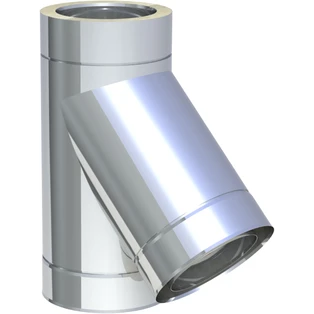 T-Anschluss f&uuml;r &Oslash; 150 mm mit Wassernase 45&deg;