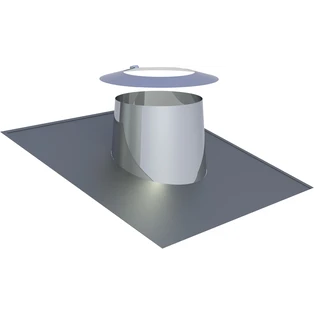 Solin de toit pour toits avec une inclinaison de 5-15&deg;