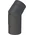 Bocht 45° kachelpijp Ø 120 mm met deur
